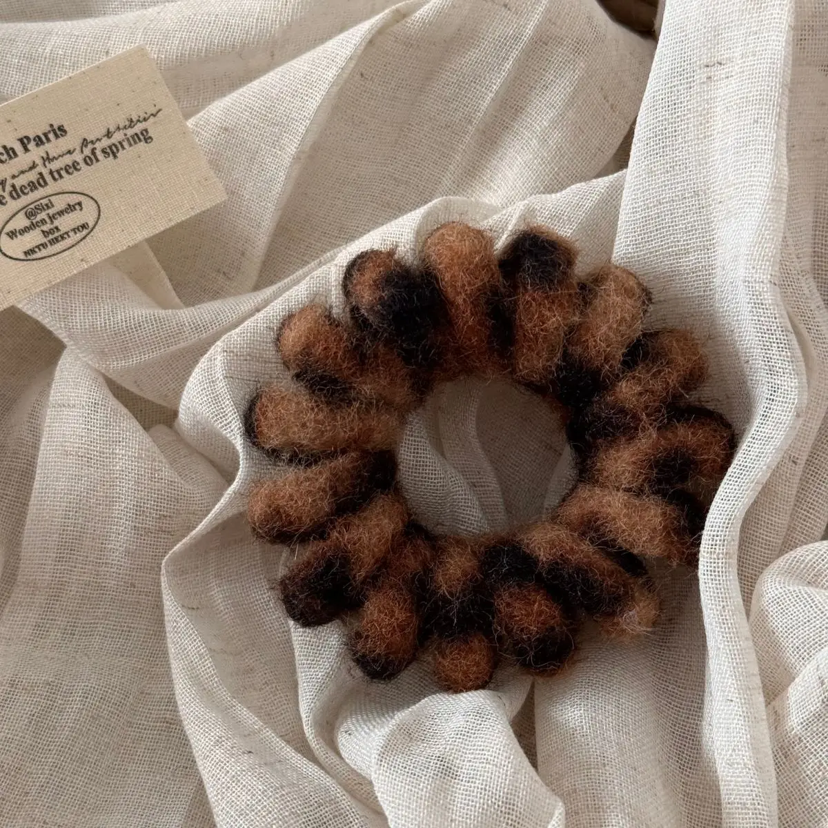 

Телефонная линия с леопардовым принтом, петля для волос, модная высокоэластичная веревка для волос, осенне-зимняя атмосфера, резинка для женщин