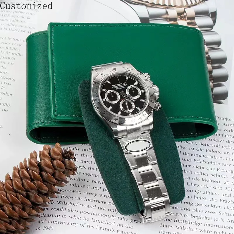 Direct Velvet Watch Green Bag Protective Watch Leather Jewels Rolexbles Environmental Protection Display Storage Wood Paper Box