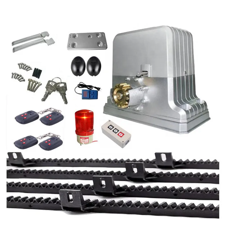 2026 Hot Sale Heavy  Load Bearing 1800kg Gate AC Motor Automatic Sliding Gate Opener Kit With Racks  Sensor