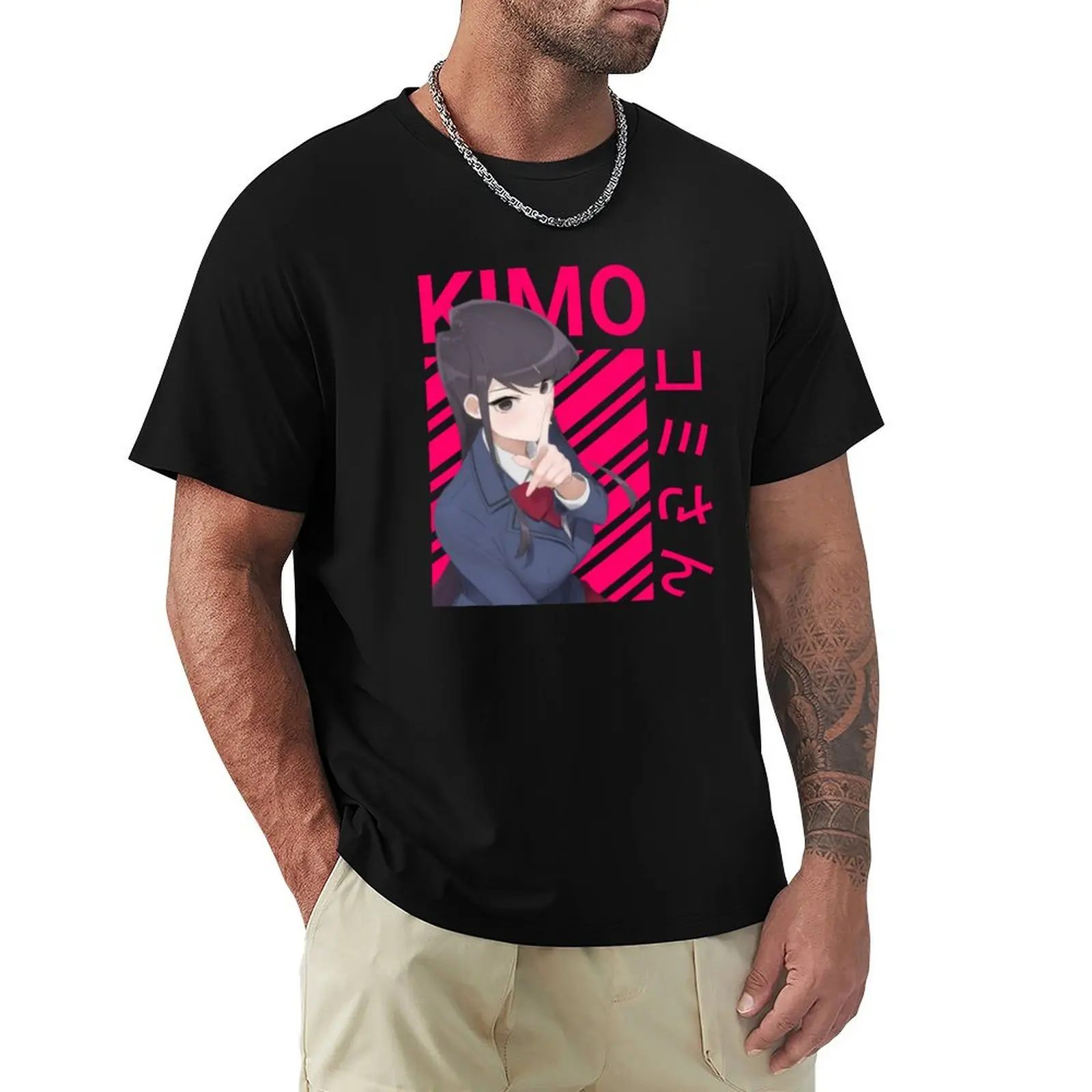 

komi - komi cant communicate T-Shirt tshirts personalised vintage Anime t-shirt mens t shirts casual stylish