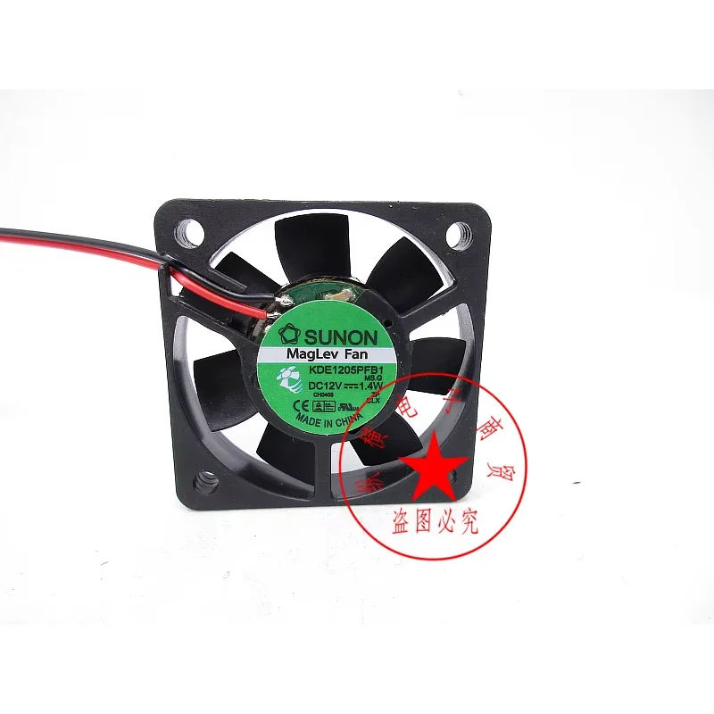 

SUNON KDE1205PFB1 DC 12 В 1,4 Вт 50x50x10 м 2-проводной охлаждающий вентилятор для сервера