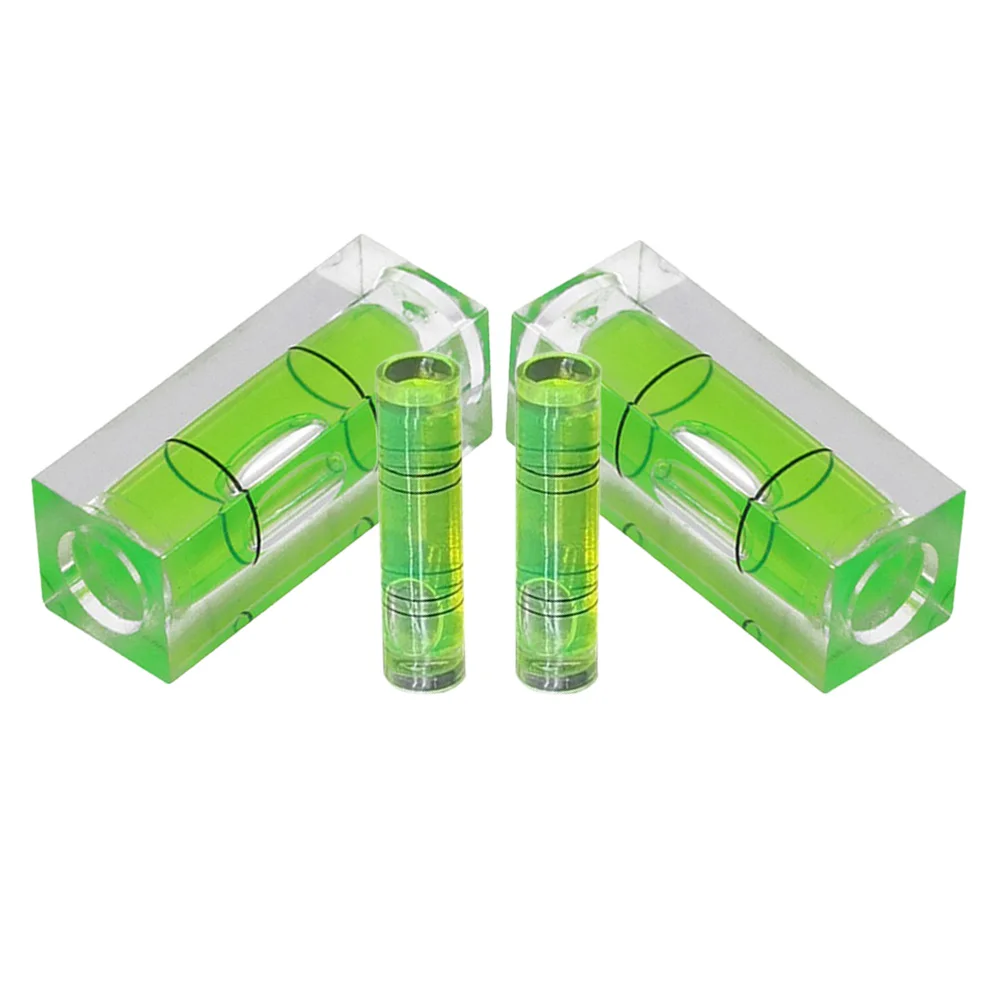 4Pcs High-precision Horizontal Bubble Bead Type Spirit- Level Mechanical Strip Horizontal Bubble Level Bubble Spirit- Level