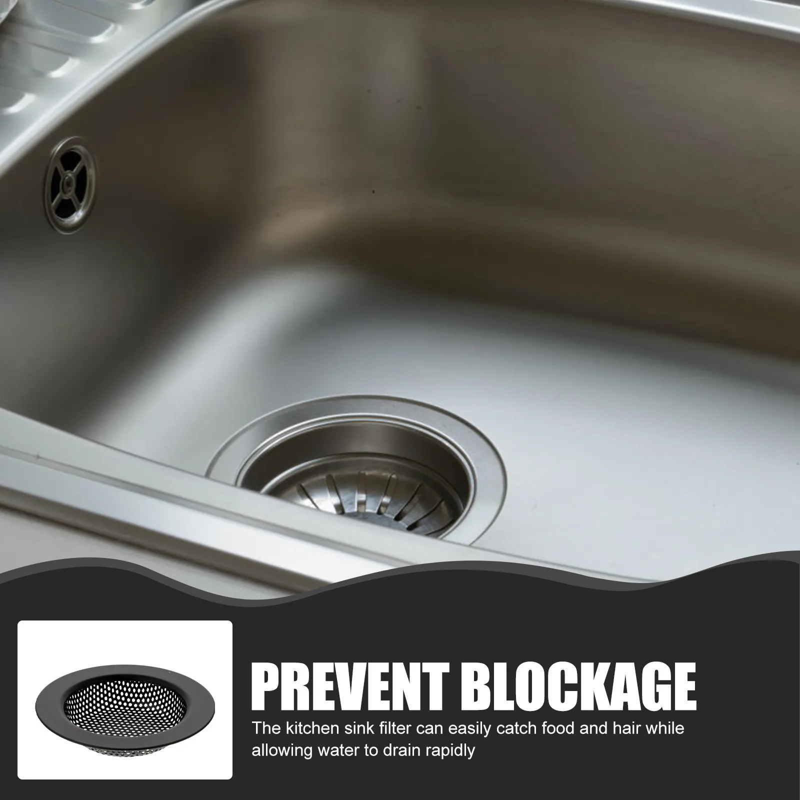 

Набор из 3-х фильтров-сеток для кухонной раковины из нержавеющей стали, заглушка для утилизации отходов, крышка для слива, сливной фильтр для раковины, кухонные принадлежности