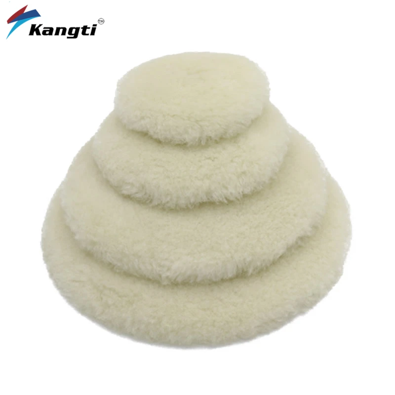 3/5/6/7inch 3Ｍ Premium Quality Knit Buffing Pad Self-adhesive Wool Polishing Wheel Car Motorcycle Paint Care