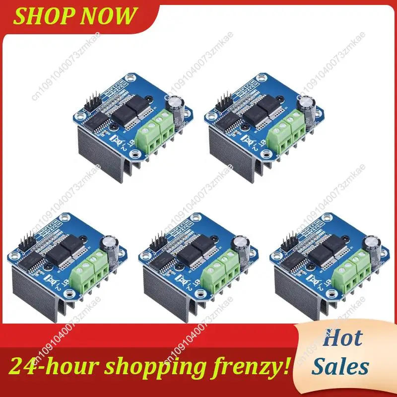 Daily Sale 5X BTS7960 43A High Power Motor Driver Module/Smart Car Driver Module For Arduino Current Limit