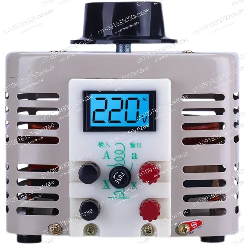 

Voltage regulator 220V single-phase TDGC2-500W autotransformer pointer table 0-250V adjustable