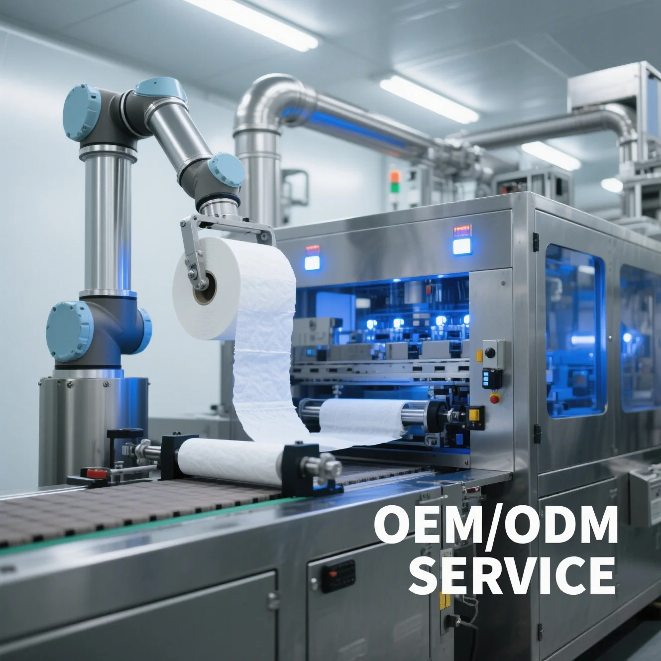 Máquina cortadora y rebobinadora con componente central de motor esencial Rollo enorme completamente automático