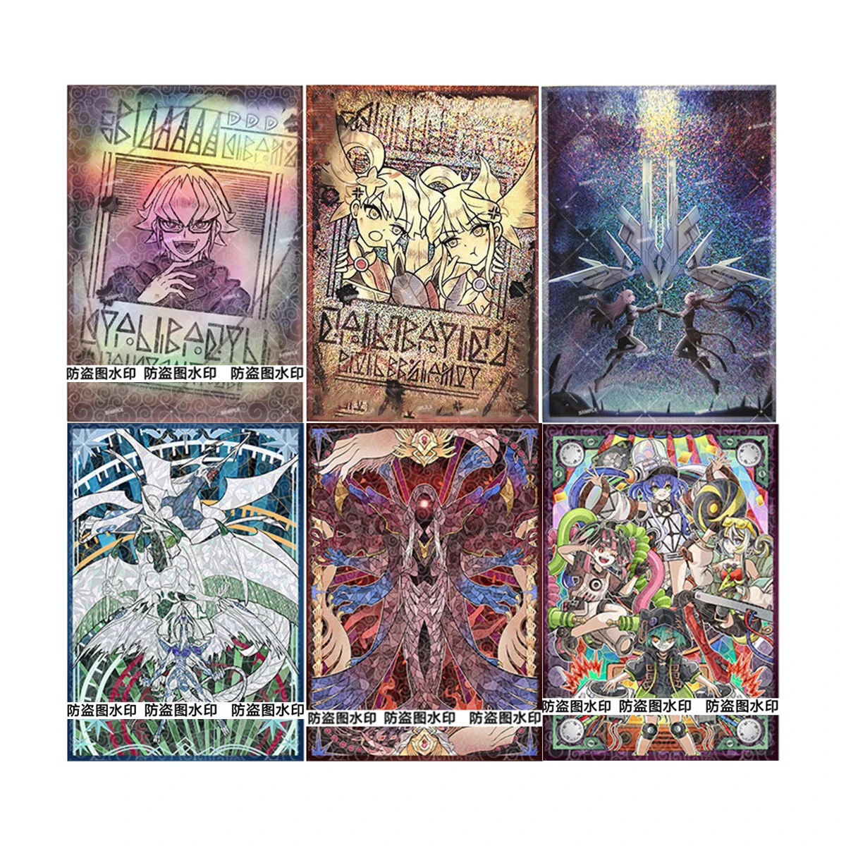 63X90 مللي متر 50 قطعة/المجموعة لتقوم بها بنفسك ذاتية الصنع يو غي أوه! غطاء حماية لبطاقة Lunalight Ygo Killer Melody Card، ألعاب هدايا لبطاقات الرسوم المتحركة