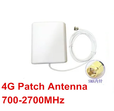 

4G patch antenna 14dBi LTE SMA panel antenna 700-2700MHz 4G indoor signal high gain antenna