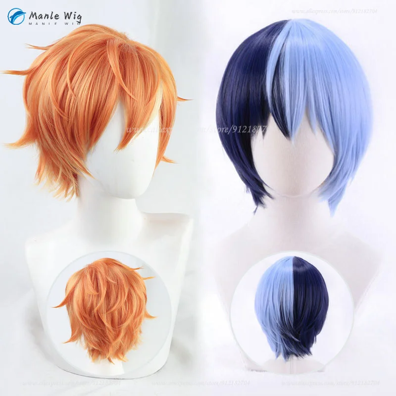 

Anime Vivid BAD SQUAD Cosplay Shinonome Akito Aoyagi Toya Cosplay Wig Heat Resistant Synthetic Hair Anime Wigs + Free Wig Cap