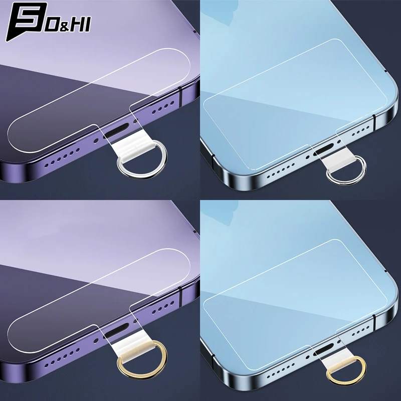 Telefon Lanyard Tabs Universal Telefon Tether Patches Transparente TPU Ersatz Dichtungen für Telefon Zurück Fall Lanyard Pads Clips