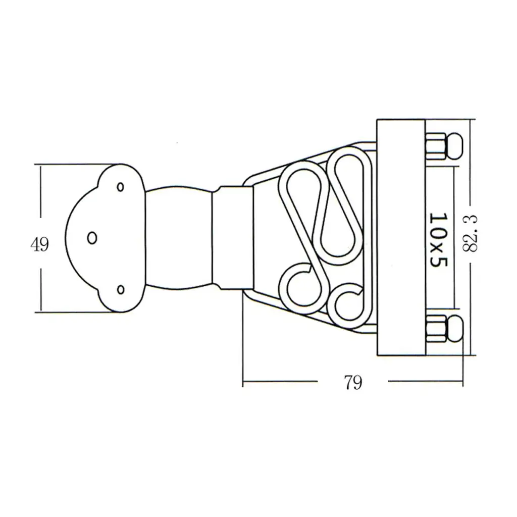 

Металлический трапециевидный тейлпайс (гриппер) для электрогитары, сменная деталь для 6-струнных арчтоп-гитар типа Jazz