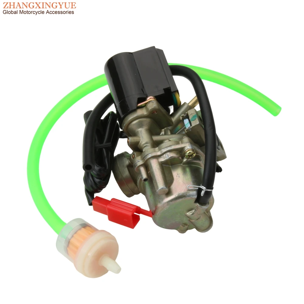 Scooter 17mm Carburetor For Peugeot Carb Buxy 50 Elyseo Gipsy Limbo Looxor Rapido Reggea SV 50cc 2-Stroke