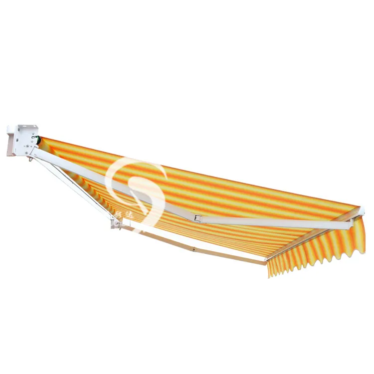 Aluminum Polyester Retractable Sunshade Patio Awning
