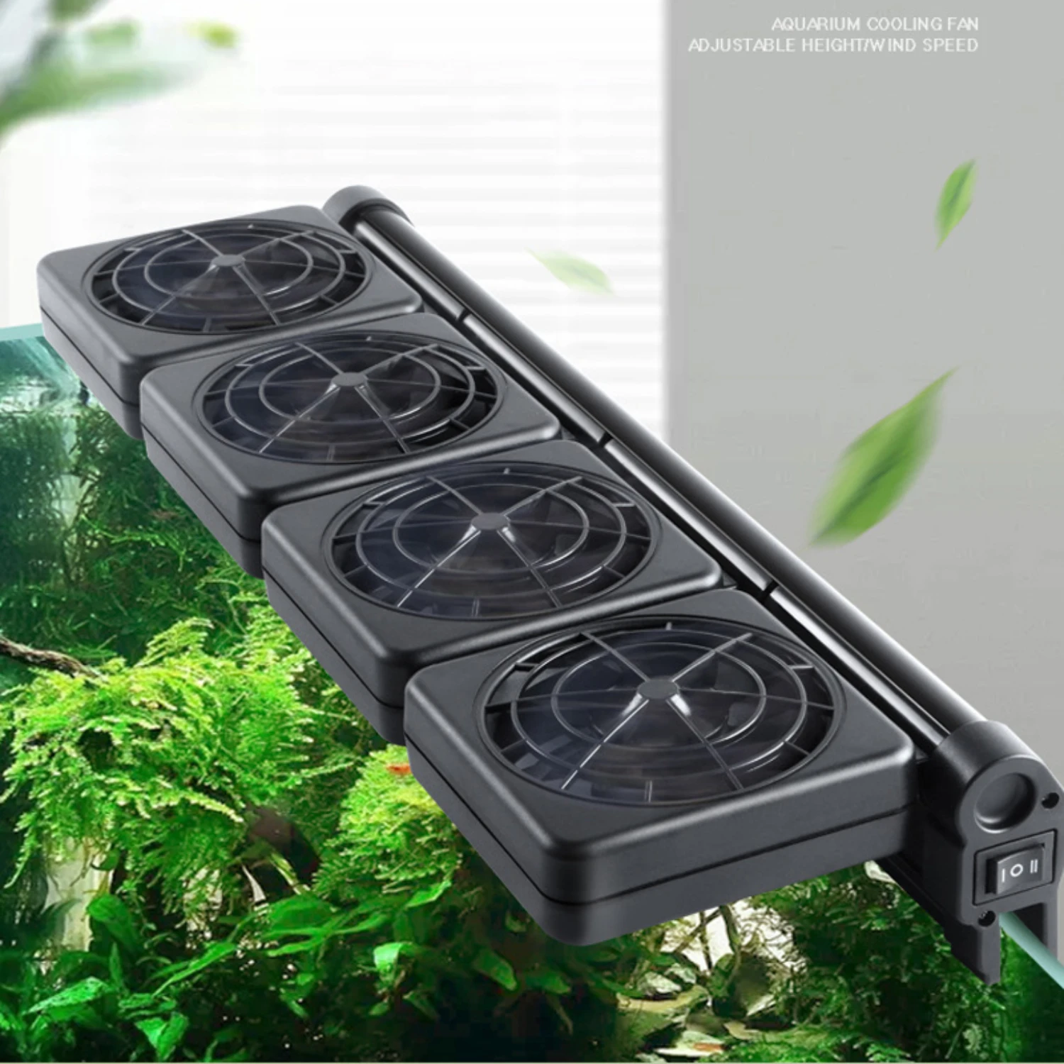 Enhance Marine Pond Accessories with Adjustable Aquarium Fish Tank Cooling System Fan Chiller Control Set - Reduce Water Tempera