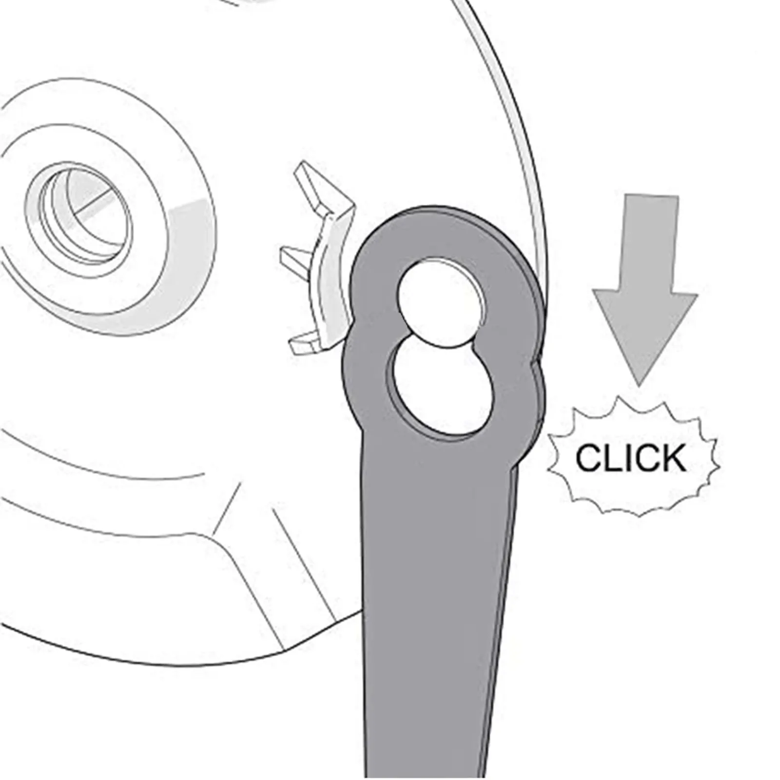 1-6Pc Stainless Steel Brush Cutter Replacement Blades Spare Knives for Stihl FSA 45 FSA 57 Grass Trimmer Garden Lawn Mower Blade