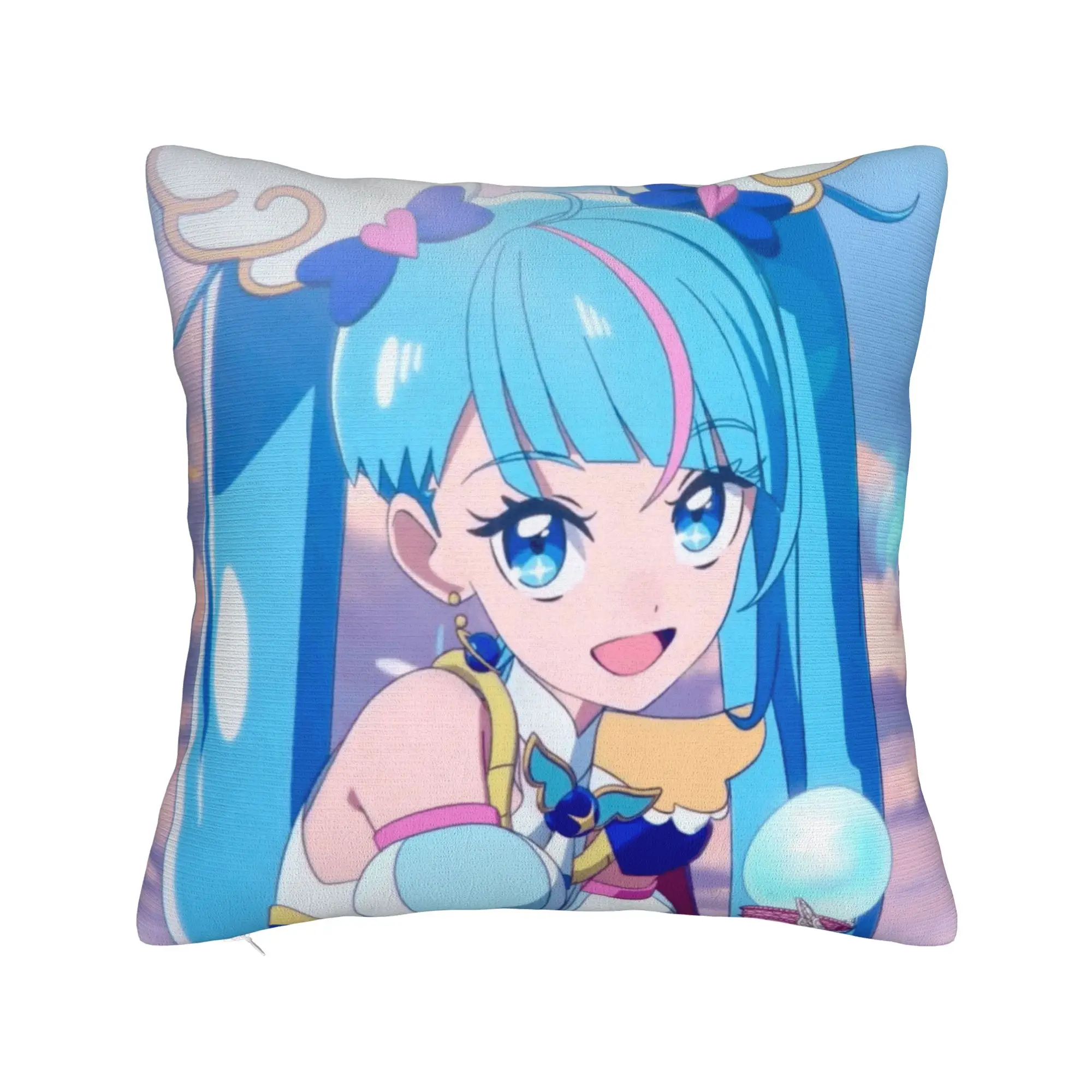 Pillow Cover Anime Sky P-Precure  Funny Pillow Case For Sofa Home Decor Pillowcases