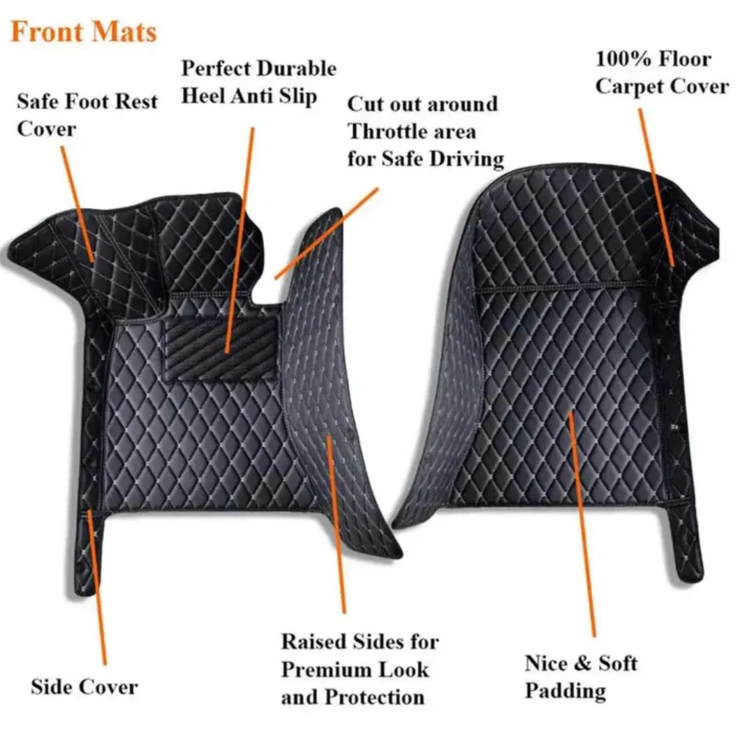 Custom Car Floor Mats Fit For Jeep Compass Mp552 2020 2021 2022 2023 2024 2025 2026 2027 2028 Car Mat Accessories Mats Carpets view 3