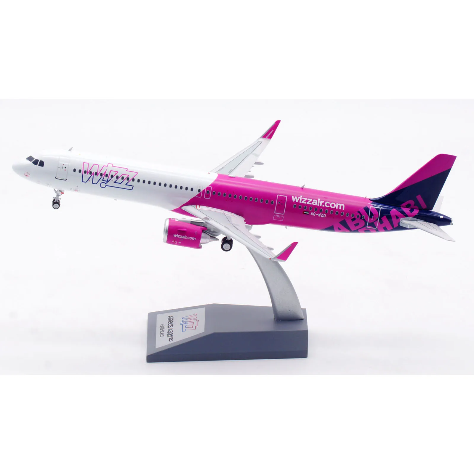 IF321W60823 Alloy Collectible Plane Gift INFLIGHT 1:200 Wizz Airlines Airbus A321neo Diecast Aircraft Jet Model A6-WZD