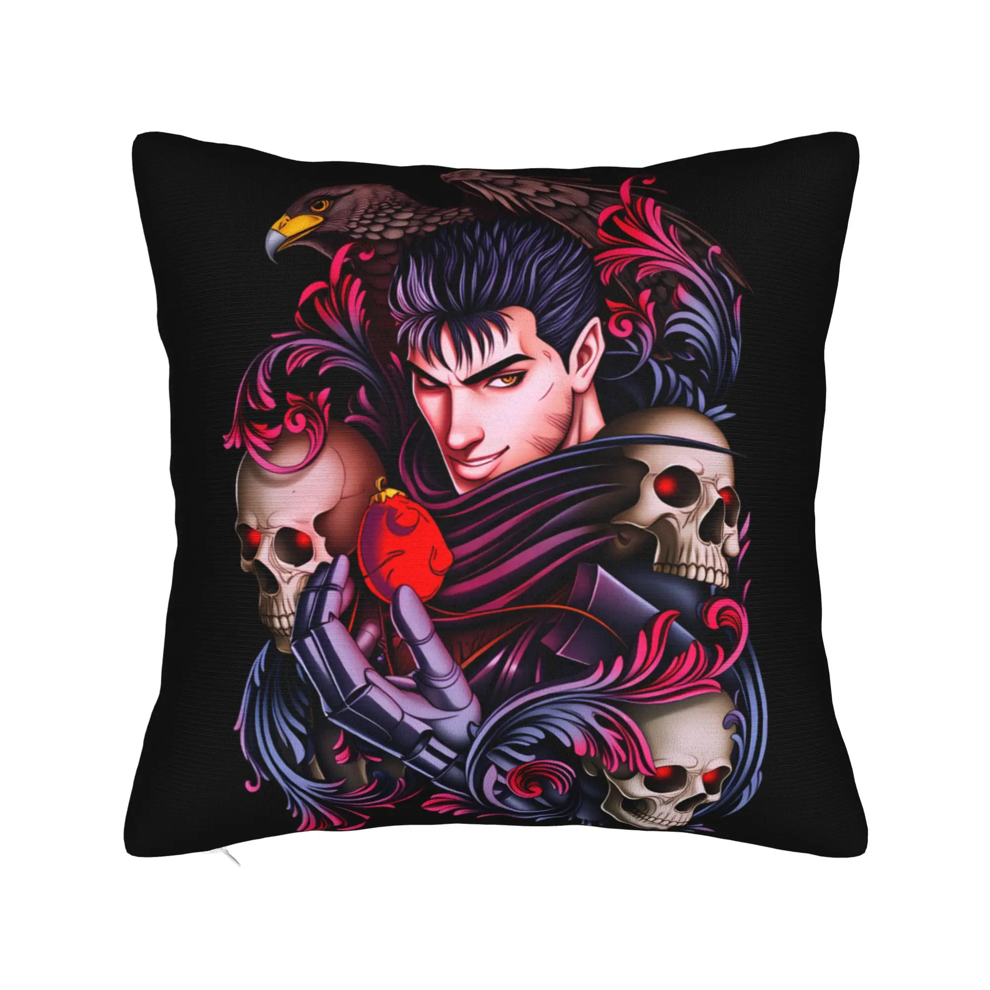 B-Berserks Pillow Case  Funny Pillow Cover Comfy Pillowcases For Office Car Home Decor