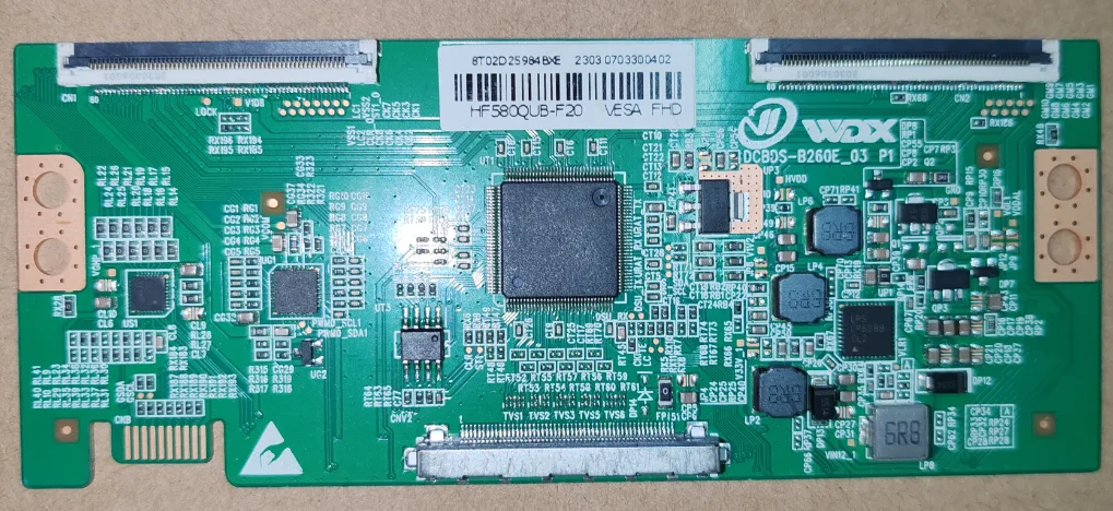 

HF580QUB-F20 VESA FHD DCBDS-B260E_03 P1 LED TV logic board T-Con, tested well, physical photo taken