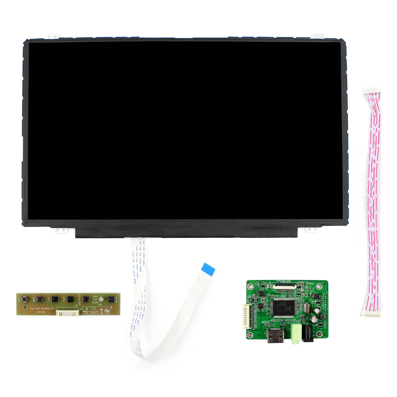 14inch 1920x1080 NV140FHM-N44  IPS LCD Screen with HD MI LCD Controller Board