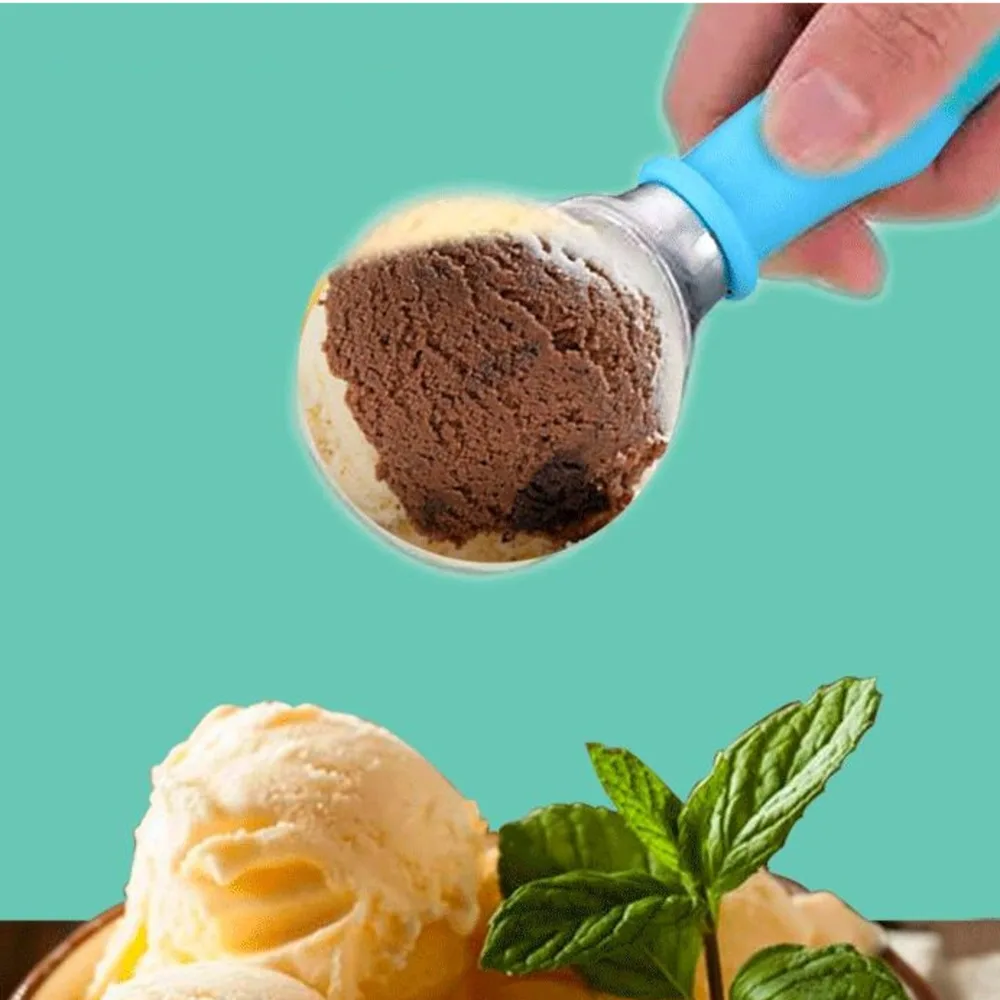 50pcs Zinc Alloy Cookie Spoon Potato Spoon Ice Cream Scoop Premium Durable Nontoxic Solid Ice Cream Scoops Melon Baller