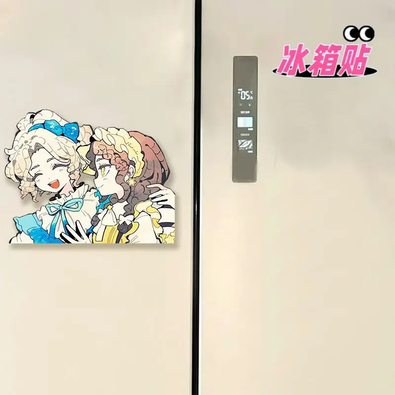 아이덴티티 V 애니메이션 에밀리 다이어 나이브 수베다 자석 냉장고 자석 귀여운 만화 냉장고 장식 팬 선물 자석 스티커