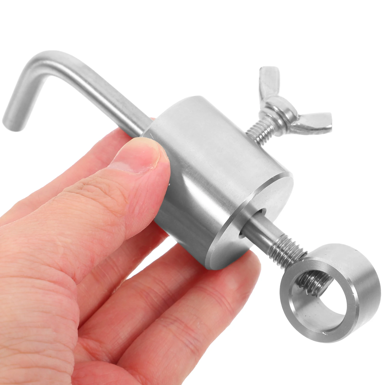 

Stainless Steel Rotisserie Weight Counter Electric Counterweights Grill Spit Rod Stopper Adjustable Height Portable BBQ