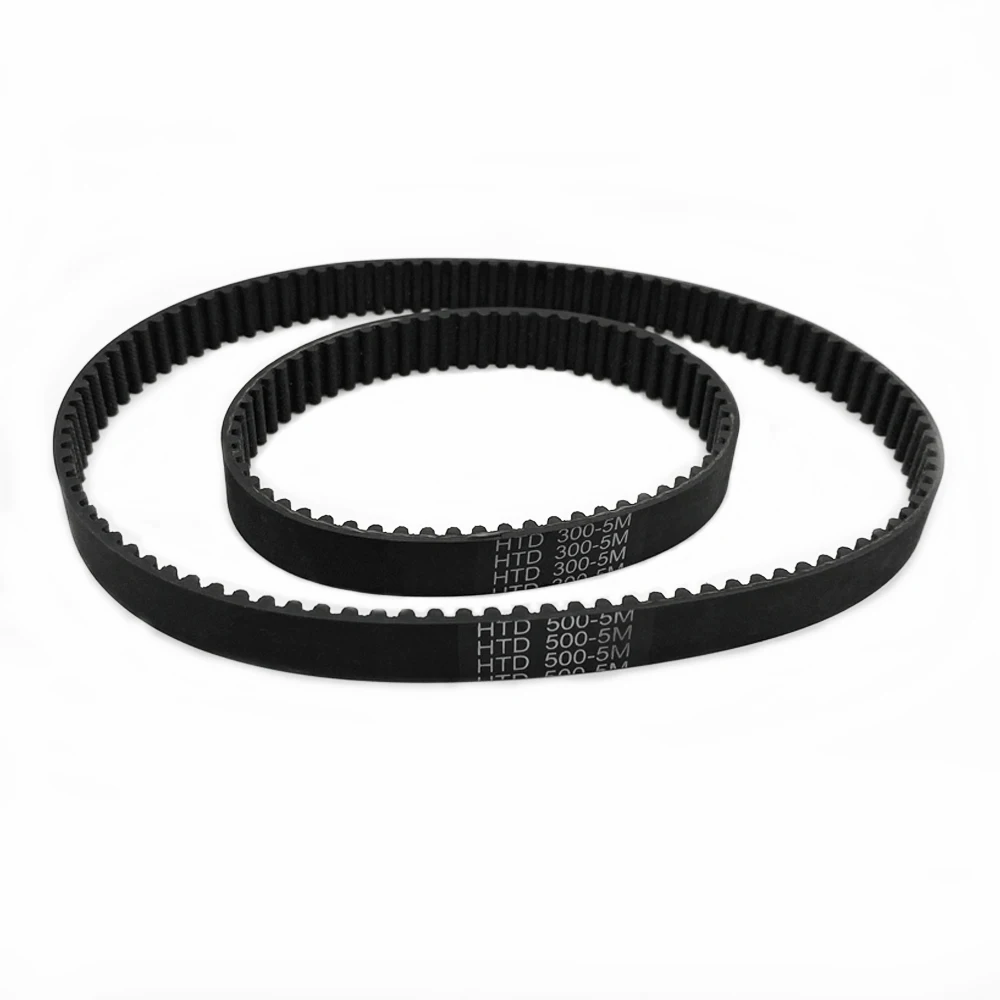 HTD5M Arc-shaped Synchronous Timing Belt C=HTD5M1270~HTD5M1880 Width 10/15/20/25mm Pitch 5mm Rubber Drive Closed-loop Pulley