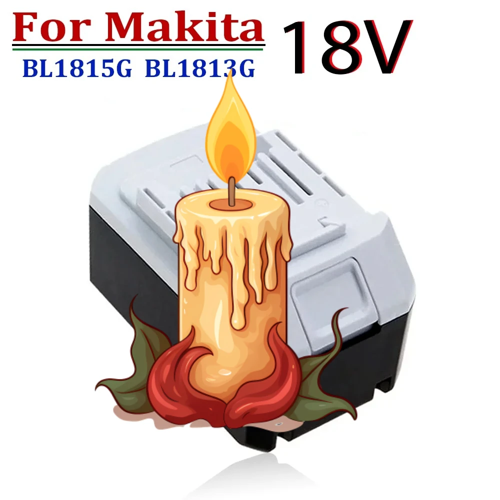 

18V For Makita Electric BL1815G li-ion BL1820G BL1825G power tool battery 18V 8000mAh BL1813G lithium battery