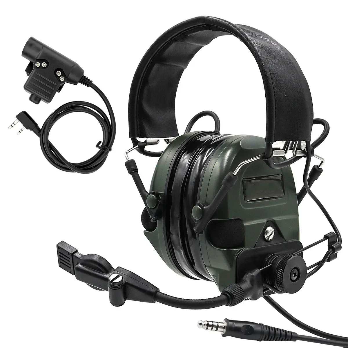 อิเล็กทรอนิกส์ยุทธวิธียิงป้องกันหูฟัง TCIHEADSET LIBERATOR II ตัดเสียงรบกวน Pickup Intercom ชุดหูฟัง