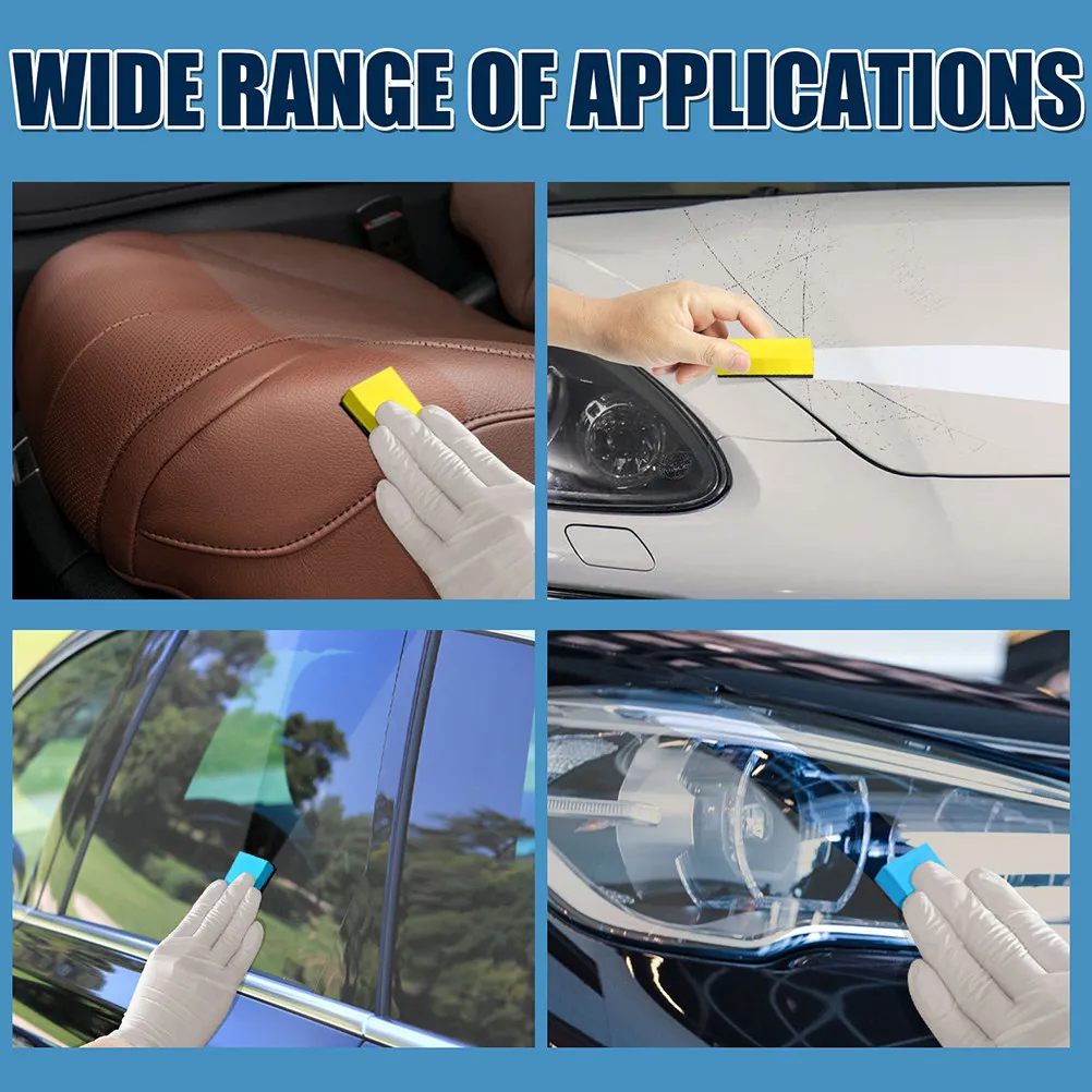 20Pcs Premium Dual-Sided Cleaning Sponge Blocks for Car Washing Window Cleaning Kitchen Scrubbing Auto Detailing Home Use Wash
