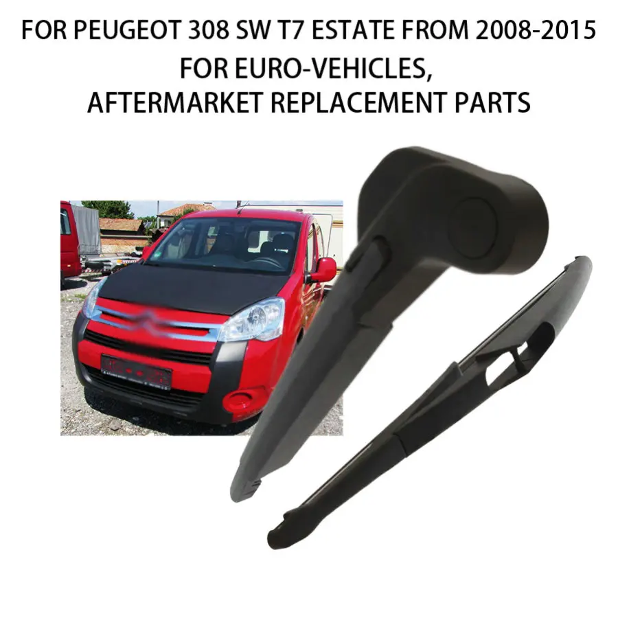 

for PEUGEOT 308 SW T7 Estate from 2009-2014-2008-2015 Rear Windshield Wiper Assembly Wiper Blade Arm Cover