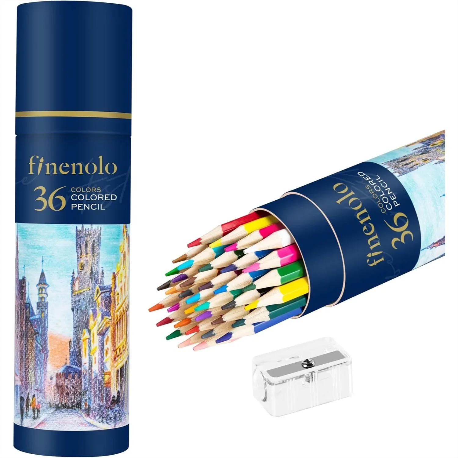 

36 Pack Colored Pencils For Adult Coloring Books Soft Core Art Drawing Pencils For Artists Beginners With Sharpener For Coloring Sketching Painting