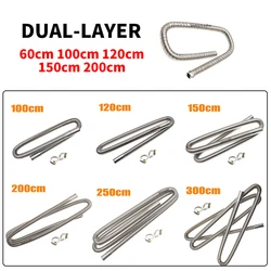 60cm/100cm/120cm/150cm/200cm/250cm/300cm riscaldatore di parcheggio Diesel ad aria tubo di scarico in acciaio inossidabile per auto Diesel Heate