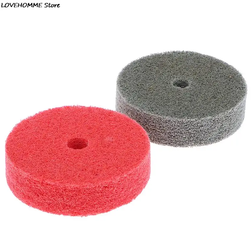 Roue de polissage en Nylon, 3 pouces, 75mm, pour le polissage du métal, du bois, du plastique, accessoires pour outils électriques