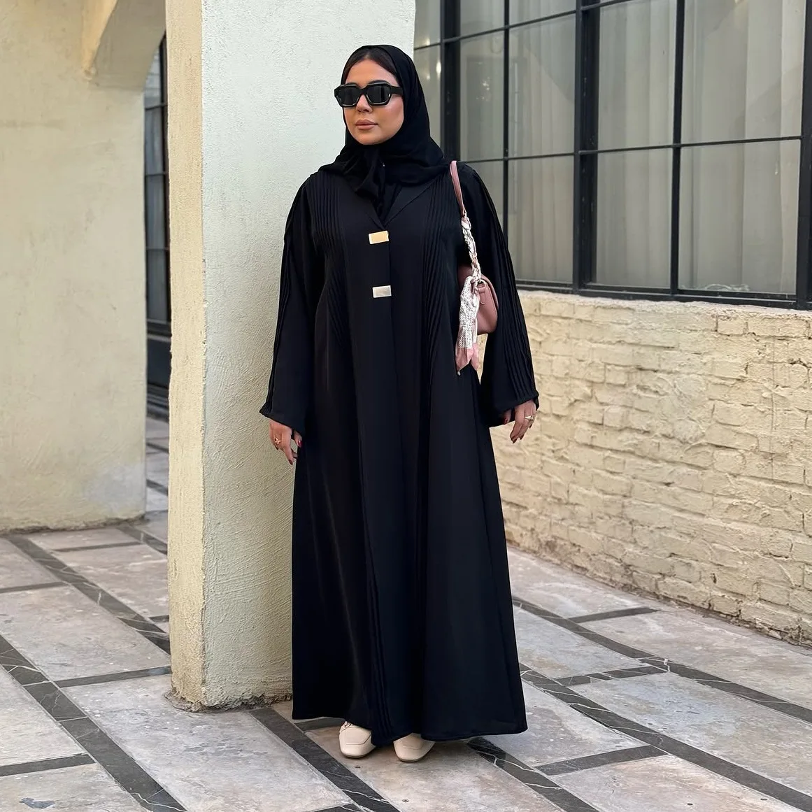 

Ramadan Eid Women Abaya Dress Modest Cardigan Muslim Coat Islamic Party Kaftan Arab Long Robe Morocco Dubai Vestidos Jalabiya