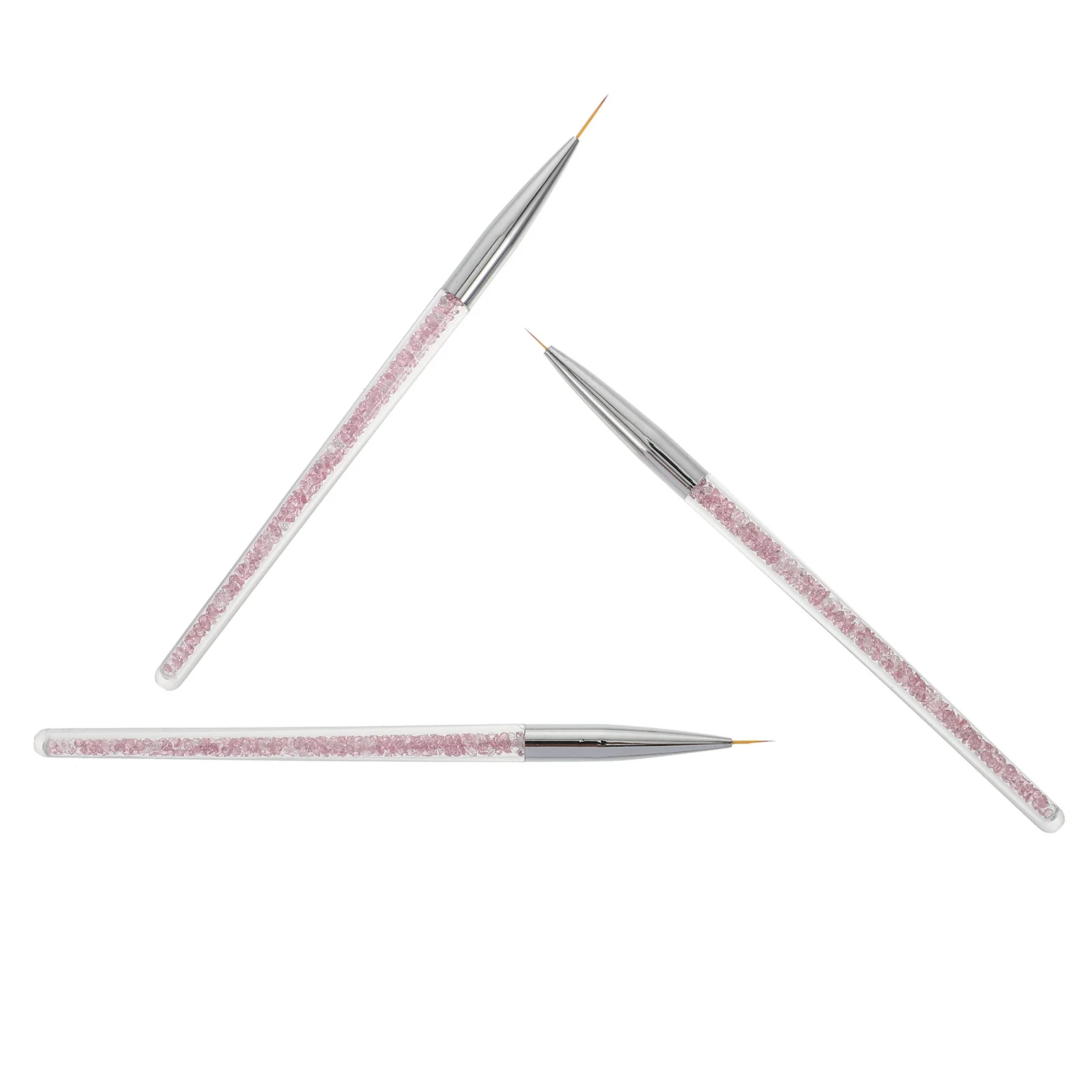

3Pcs Nail Line Drawing Pens Premium Nylon Brush Easy Use Manicure Salon Nail Art Tools DIY Accessories Manicure
