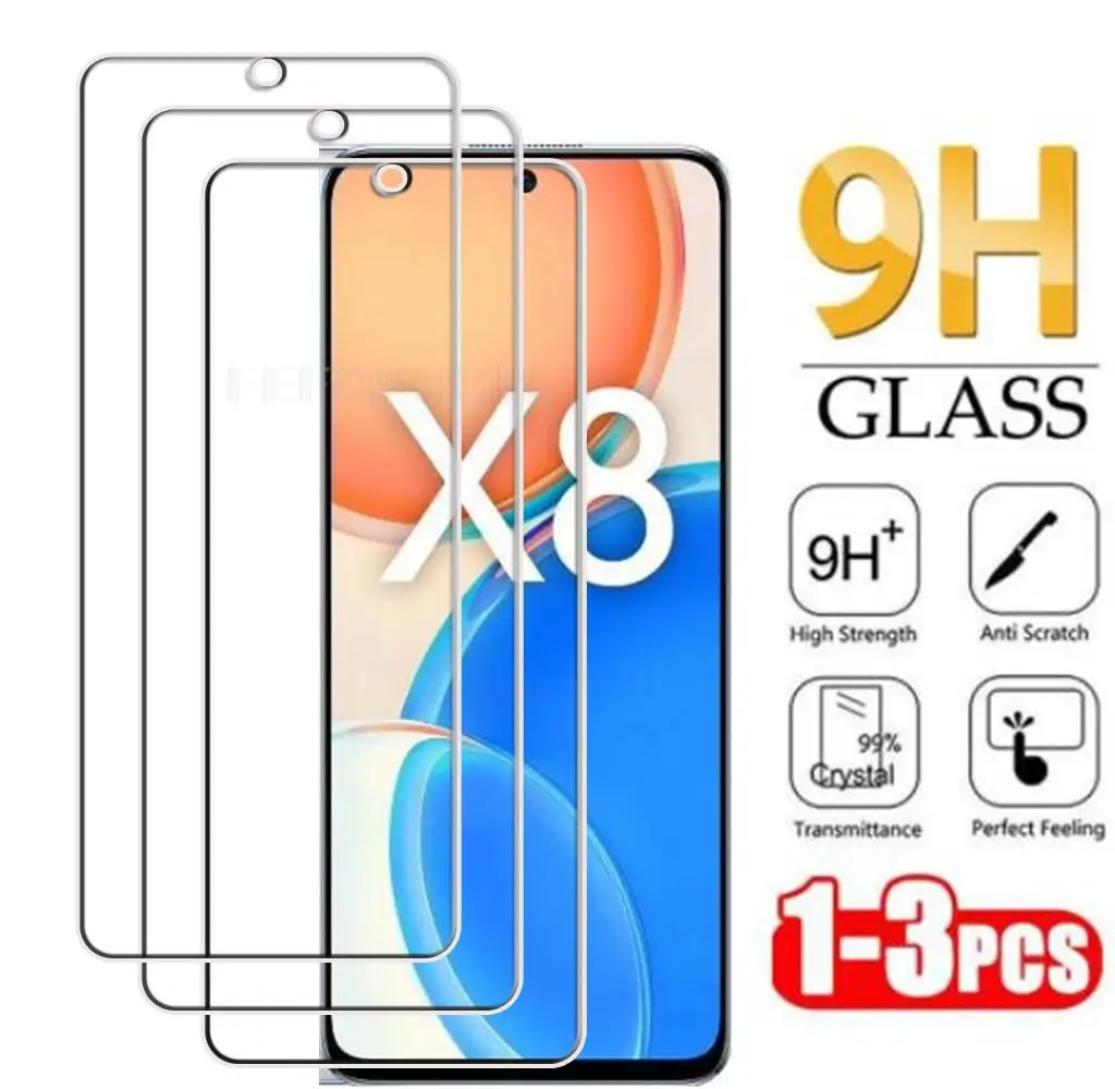 HD Original Tempered Glass For Honor X8 4G 6.7