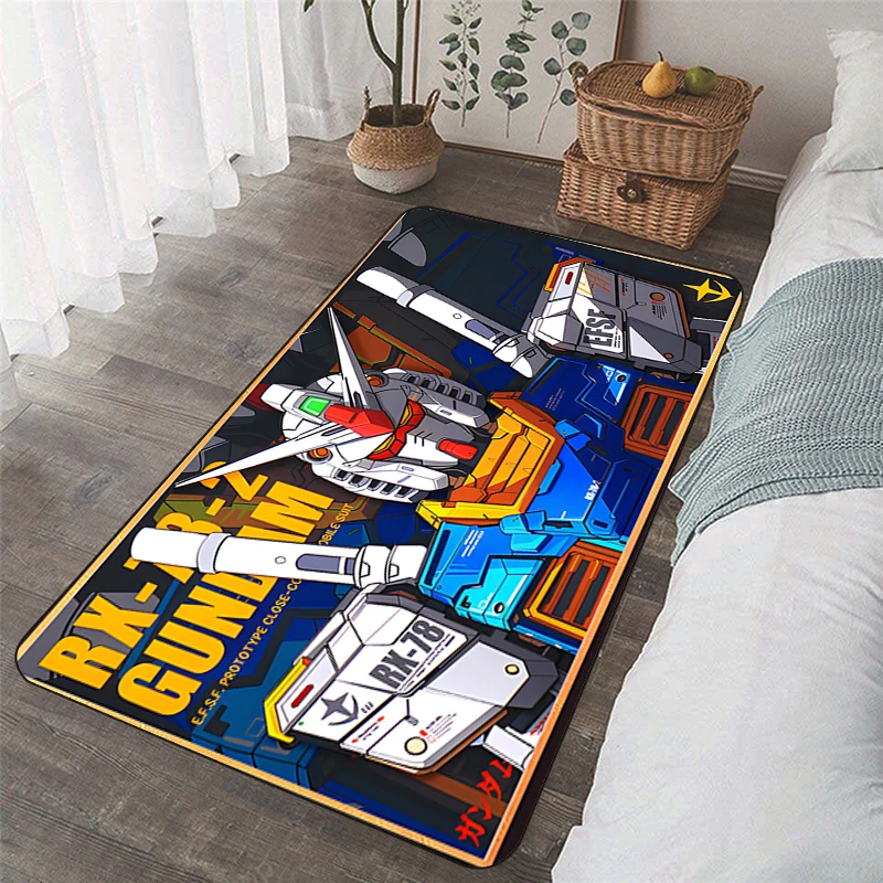 Gundam Floor Mat Anime Bathroom Carpet Welcome Home Entrance Doormat Kitchen Door Prayer Rug 40x60 Decor Living Room Bedroom Rug