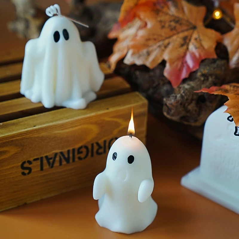 

Halloween Spooky Silicone Molds Chocolate Molds Cake Fondant Molds Baking Tool J0MC