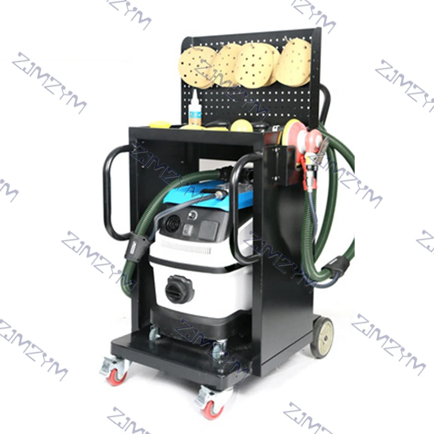 Automobile Dust Free Dry Mill Electric Dustless Dry Grinding System Pneumatic Circular Grinder Automotive Paint Sanding Machine