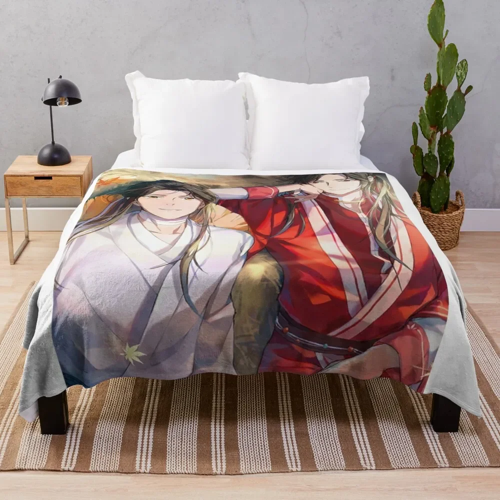 

HuaLian Throw Blanket Loose Flannel Blankets