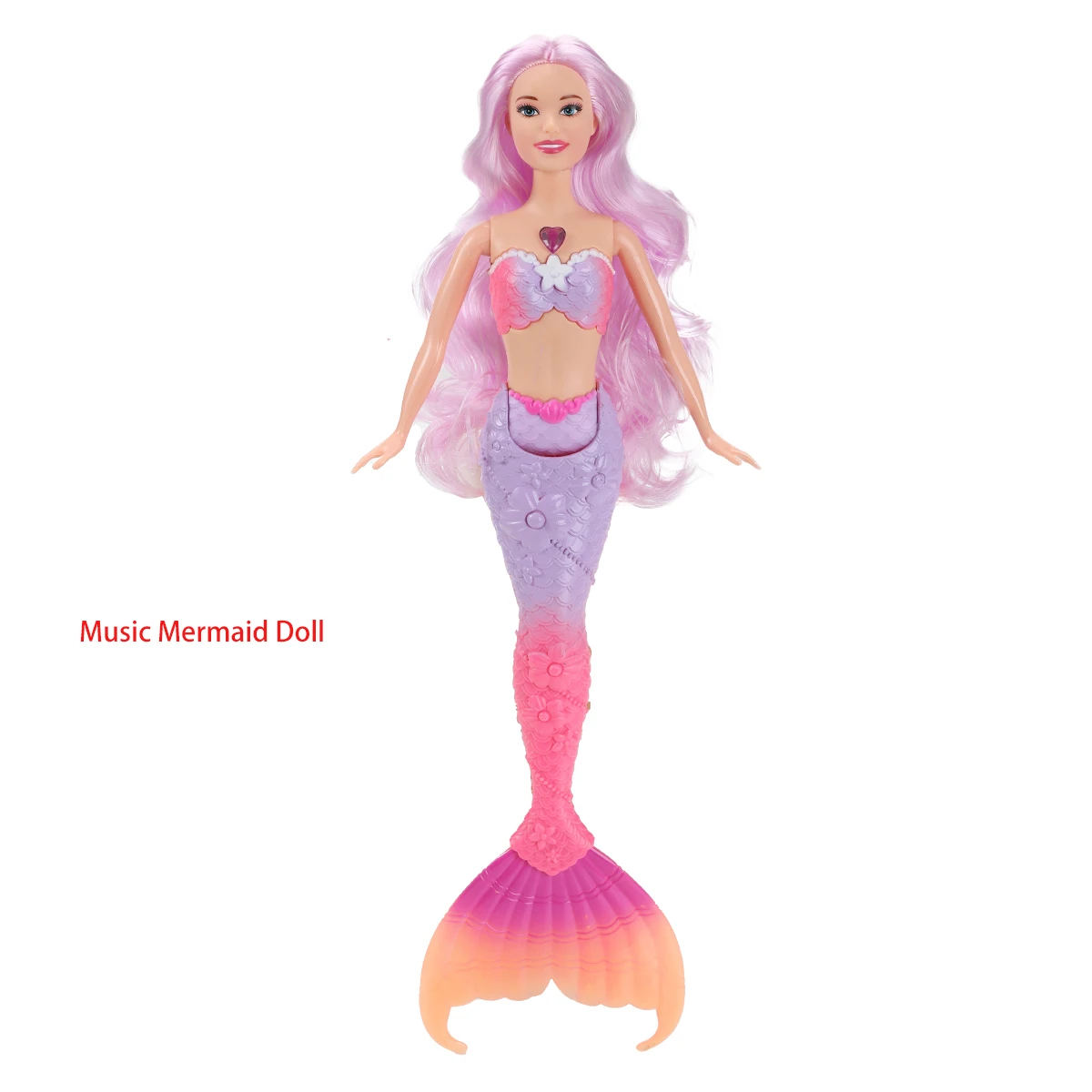 Nowe lalki syrenki 35 cm z muzyką i oświetleniem, kolorowe lalki z niebiesko-czerwono-fioletowymi włosami, miniaturowe akcesoria, zabawki do zabawy w dom dla dzieci, prezenty.