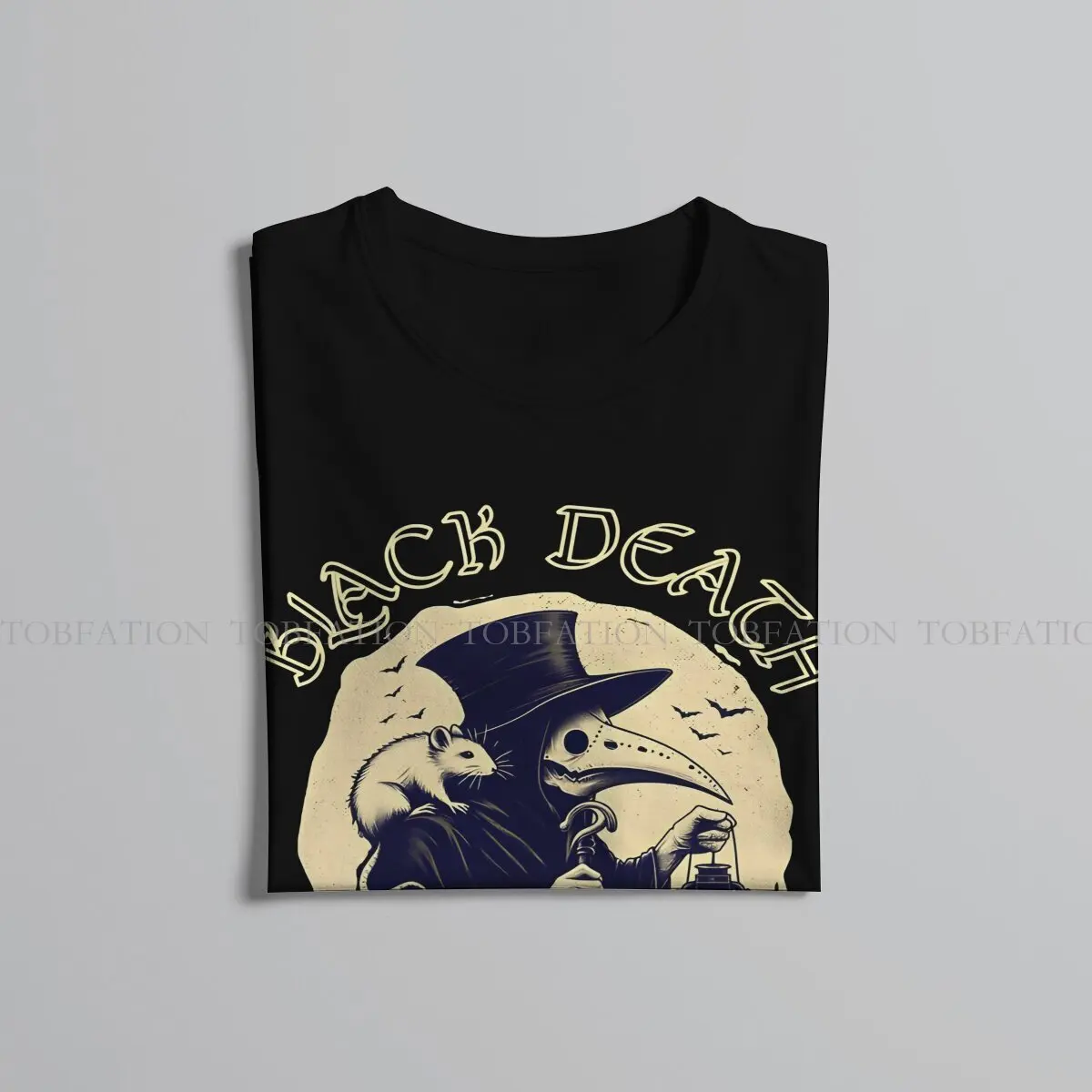 Black Death European Unique TShirt Plague Doctor Casual T Shirt 100% Cotton Newest T-shirt For Men Women