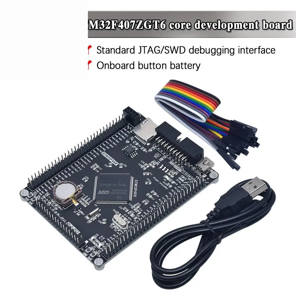 STM32F407ZET6 STM32F407ZGT6 STM32 sistema ARM Core Board Placa  sarrollo F407 Cortex-M4 tablero  aprendizaje  un solo Chip WAVGA