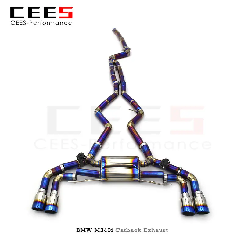 CEES Catback Exhaust for BMW M340/M240i M340i M440i 3.0T 2019-2023 B58 Tuning Performance Valve Muffler Exhaust Pipe System