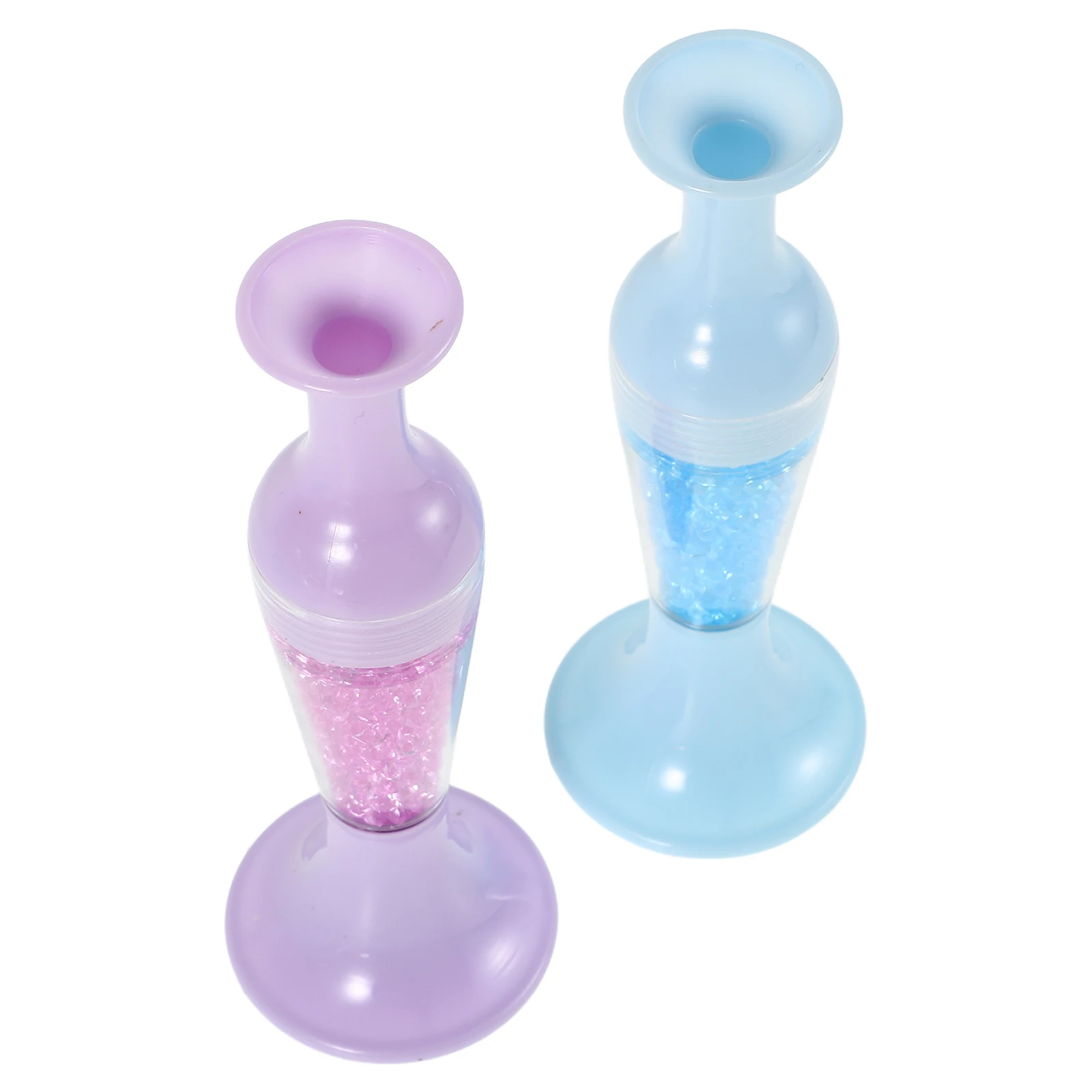 

2Pcs Nail Art Tools Transparent Vase Diamond Drill Pen Precise Embroidery Rhinestone Picker Dotting Pen Diamond Drill Holders