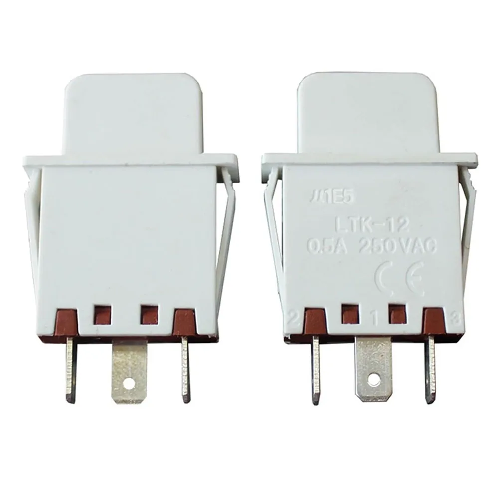 1PCS 3 Pin Button Switch Normally Open Normally Closed for Electrical Appliances and Refrigeration Application